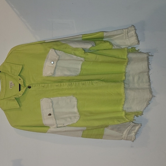 Women's New without tags POL light weight jean jacket. Sz small oversized. Nwots - Picture 4 of 9